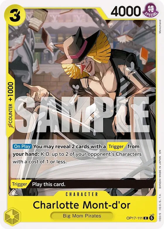 Charlotte Mont-d'or #op17-111 – The World's Strongest Warriors