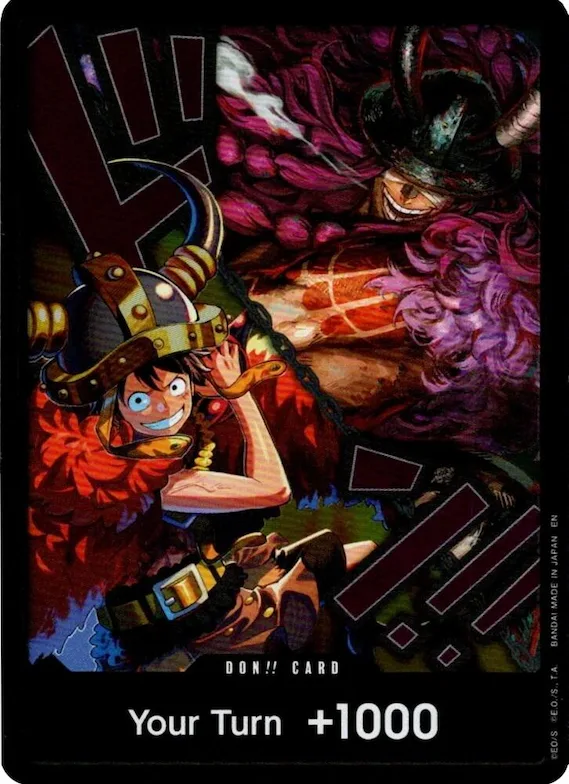 DON!! Card (Alternate Art) (Luffy and Loki) #p712748 – The World's Strongest Warriors