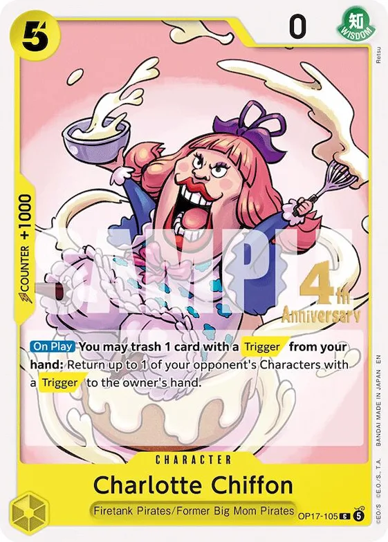 Charlotte Chiffon #op17-105 – The World's Strongest Warriors Release Event Cards
