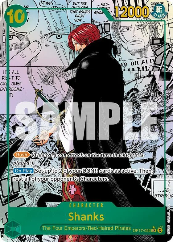 Shanks (022) (Manga) #op17-022 – The World's Strongest Warriors