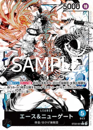 Ace & Newgate (Alternate Art) #st22-001_p1 – Starter Deck 22: Ace & Newgate