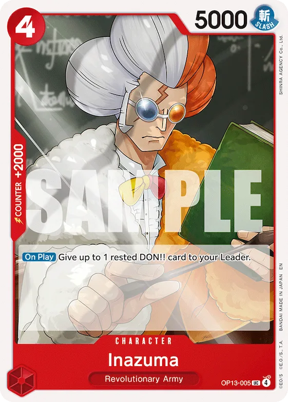 Inazuma op13-005 – ST35 – Starter Deck 35: RED/BLACK Sabo