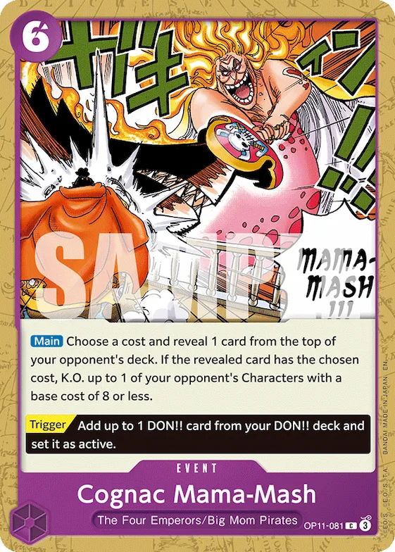 Cognac Mama-Mash #op11-081 – Starter Deck 34: PURPLE Charlotte Katakuri