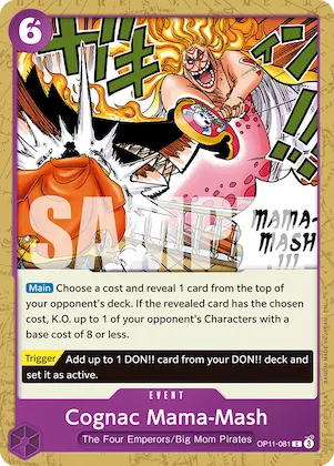 Cognac Mama-Mash #op11-081 – Starter Deck 34: PURPLE Charlotte Katakuri