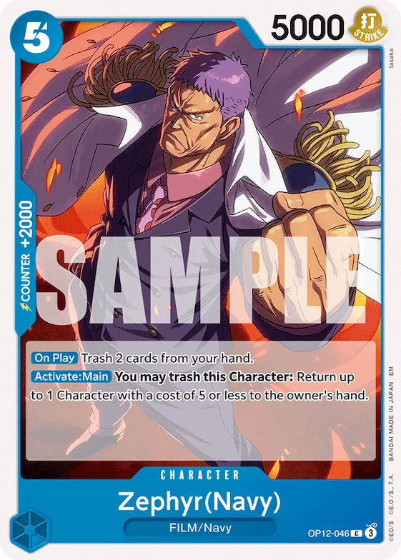 Zéphyr op12-046 – ST33 – Starter Deck 33: BLUE Kuzan