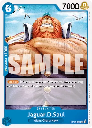Jaguar.D.Saul #op12-050 – Starter Deck 33: BLUE Kuzan