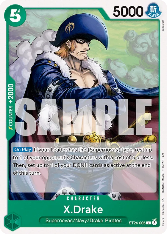 X.Drake #st24-005 – Starter Deck 32: GREEN Roronoa Zoro