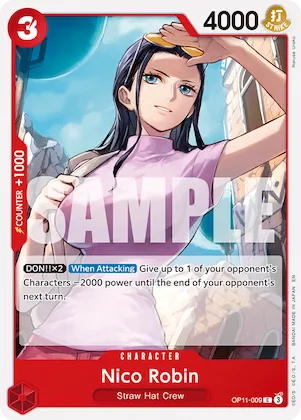 Nico Robin #op11-009 – Starter Deck 31: RED Monkey.D.Luffy