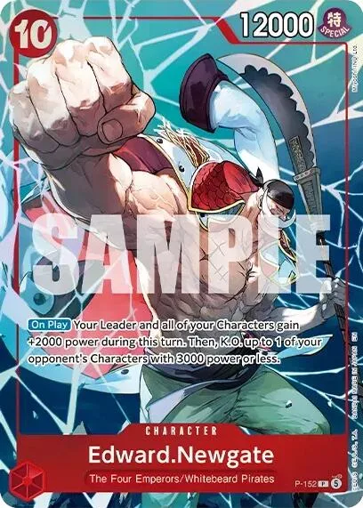 Edward.Newgate (Premium Card Collection -Flame-Flame Fruit Coliseum Edition-) #p-152 – One Piece Promotion Cards