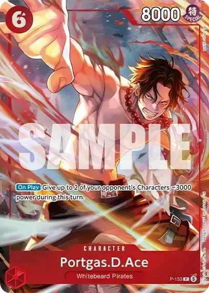 Portgas.D.Ace (Premium Card Collection -Flame-Flame Fruit Coliseum Edition-) #p-153 – One Piece Promotion Cards