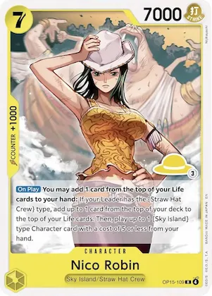 Nico Robin (Luffy Deck) #op15-109 – Set Sail Deck Set