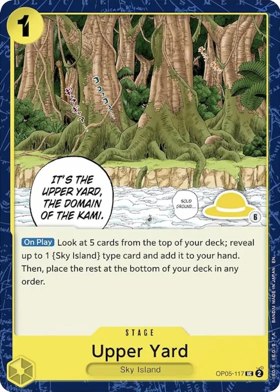 Upper Yard (Luffy Deck) #op5-117 – Set Sail Deck Set