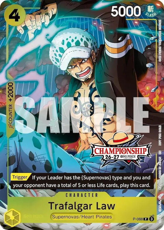 Trafalgar Law (CS 26-27 Event Pack) #p-088 – One Piece Promotion Cards