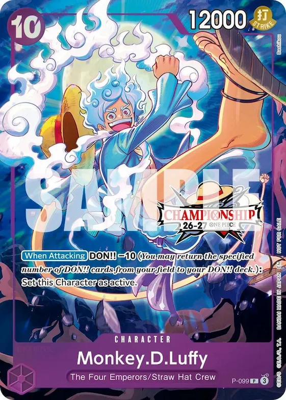 Monkey.D.Luffy (CS 26-27 Event Pack) #p-099 – One Piece Promotion Cards