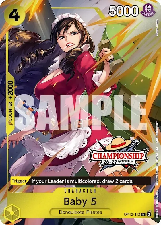 Baby 5 (CS 26-27 Celebration Pack) #op12-112 – One Piece Promotion Cards