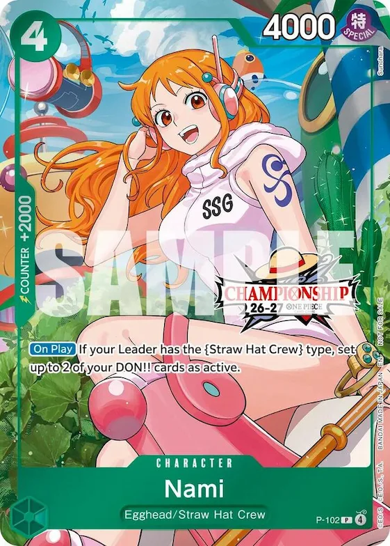 Nami (CS 26-27 Celebration Pack) #p-102 – One Piece Promotion Cards