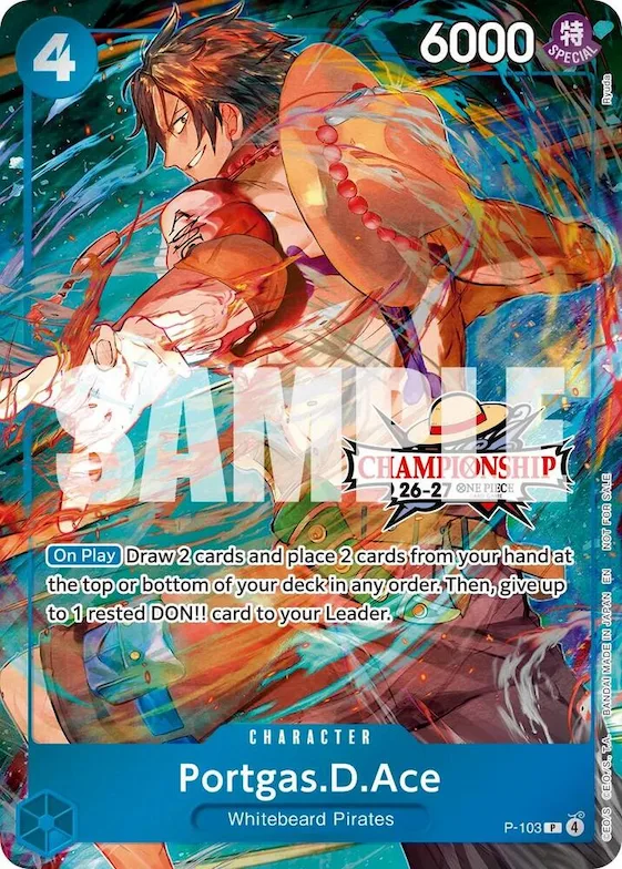 Portgas.D.Ace (CS 26-27 Celebration Pack) #p-103 – One Piece Promotion Cards