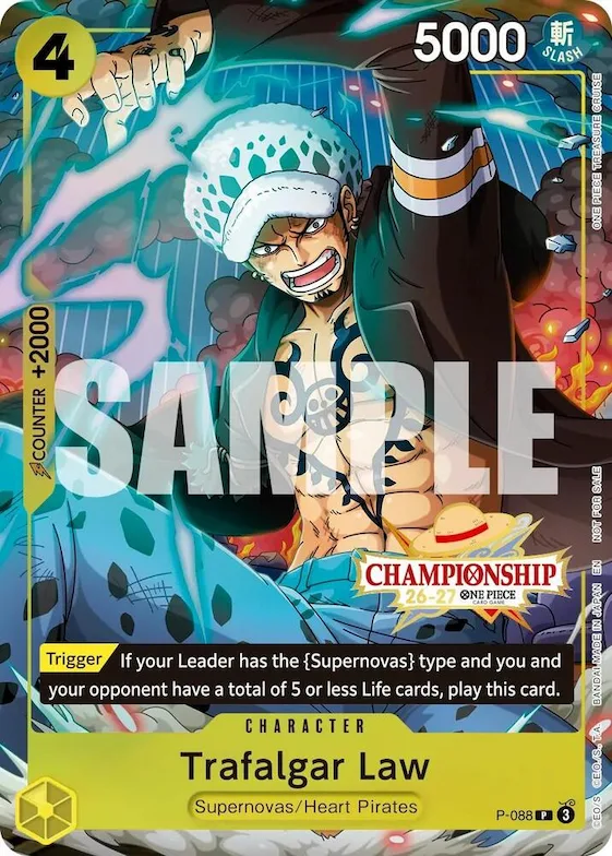 Trafalgar Law (CS 26-27 Event Pack Finalist Ver.) #p-088 – One Piece Promotion Cards