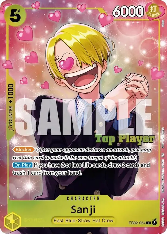 Sanji (CS 26-27 Top Player Pack Vol. 1) #eb4-052 – One Piece Promotion Cards