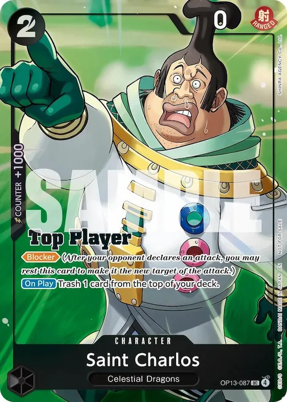 Saint Charlos (CS 26-27 Top Player Pack Vol. 1) #op13-087 – One Piece Promotion Cards