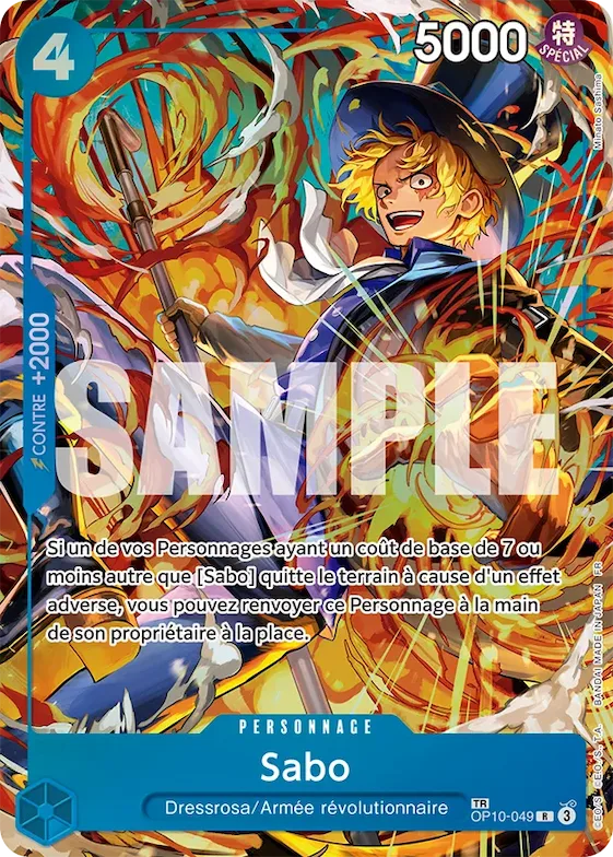 Sabo (Treasure Rare) #op10-049 – Legacy of the Master