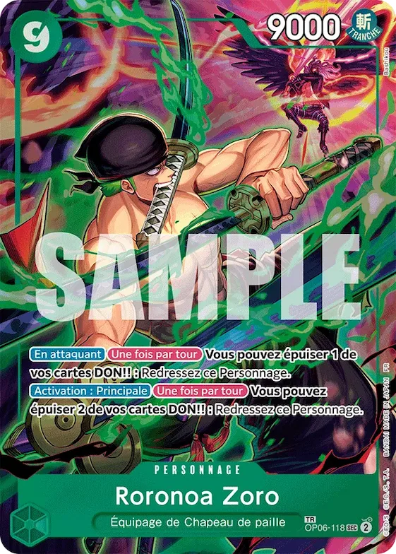 Roronoa Zoro op6-118 – OP11 – A Fist of Divine Speed