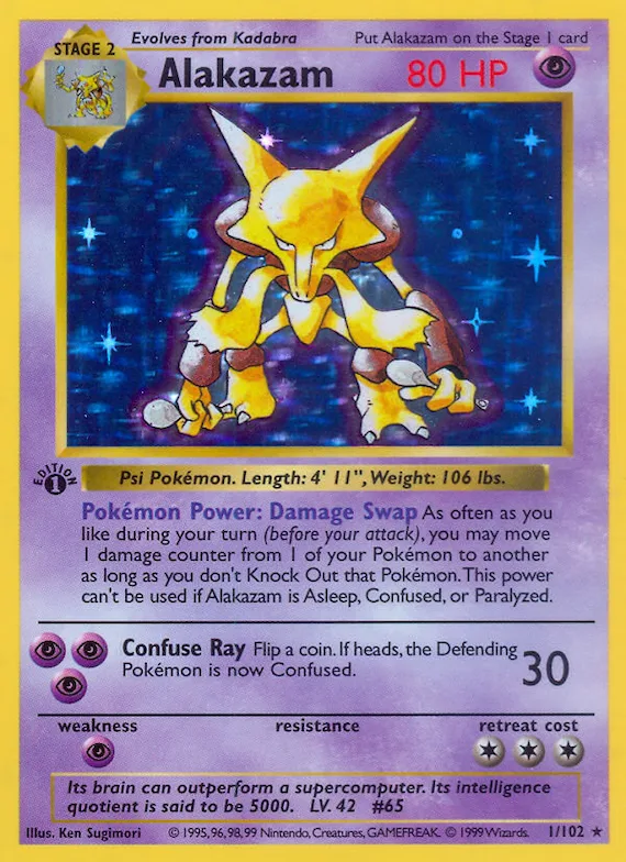 Alakazam #1 – Base Set