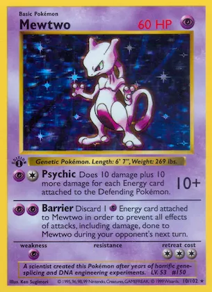 Mewtwo #10 – Base Set