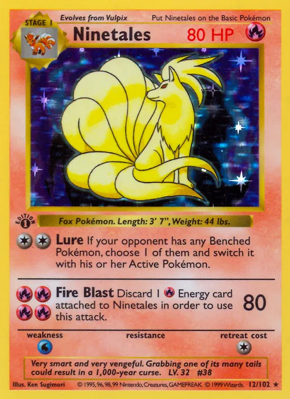Ninetales #12 – Base Set