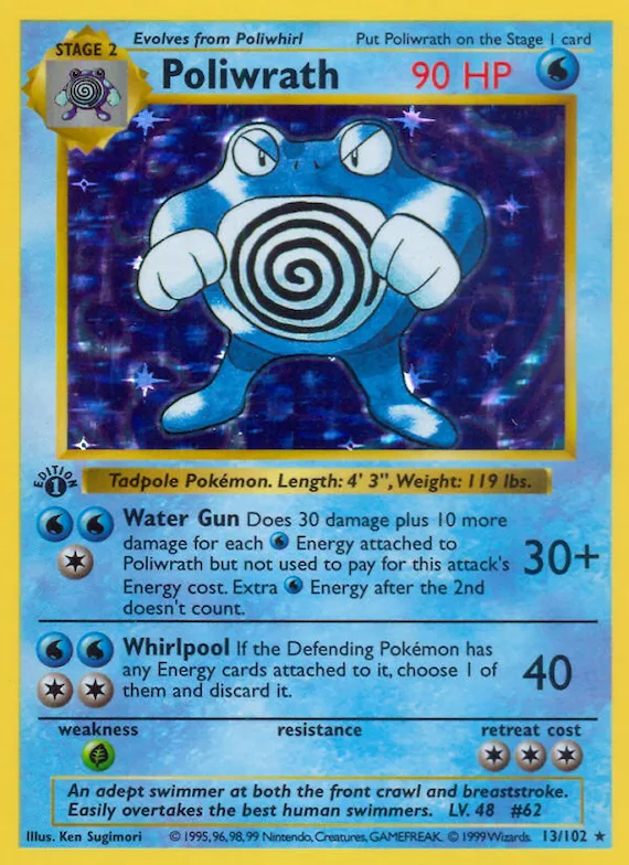 Poliwrath #13 – Base Set