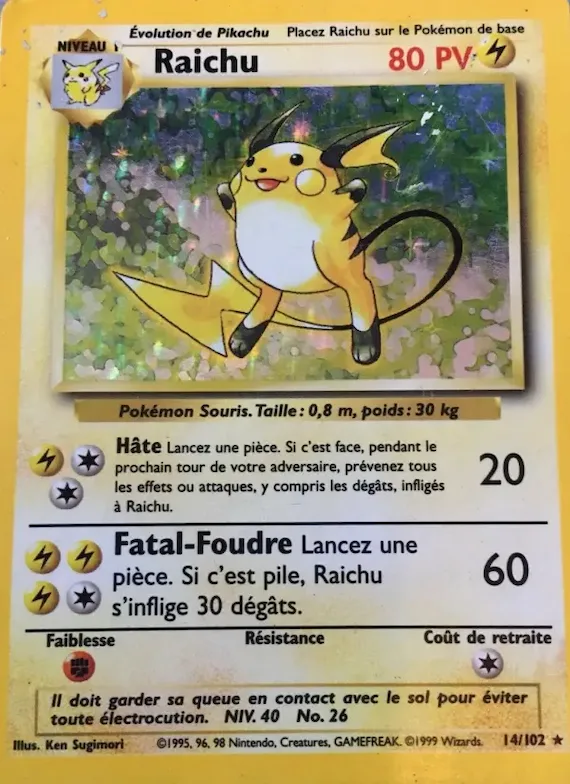 Raichu 14 – Set de Base