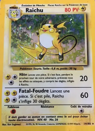 Raichu 14 – Set de Base