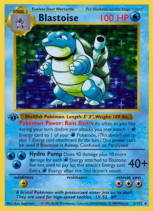 Blastoise #2 – Base Set