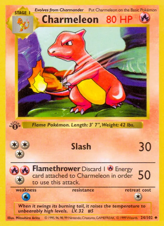 Charmeleon #24 – Base Set