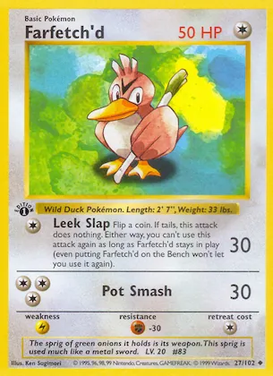 Farfetch'd #27 – Base Set
