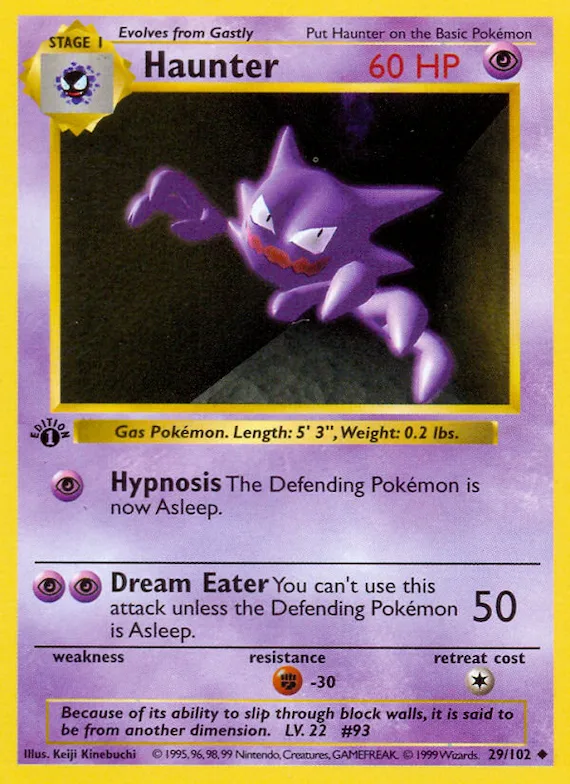 Haunter #29 – Base Set