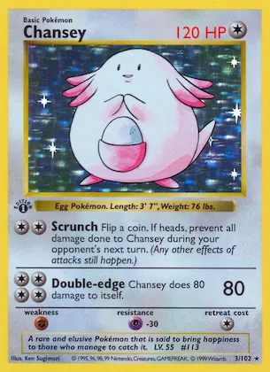 Chansey #3 – Base Set