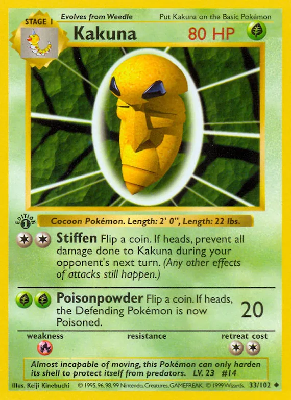 Kakuna #33 – Base Set