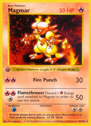 Magmar #36 – Base Set