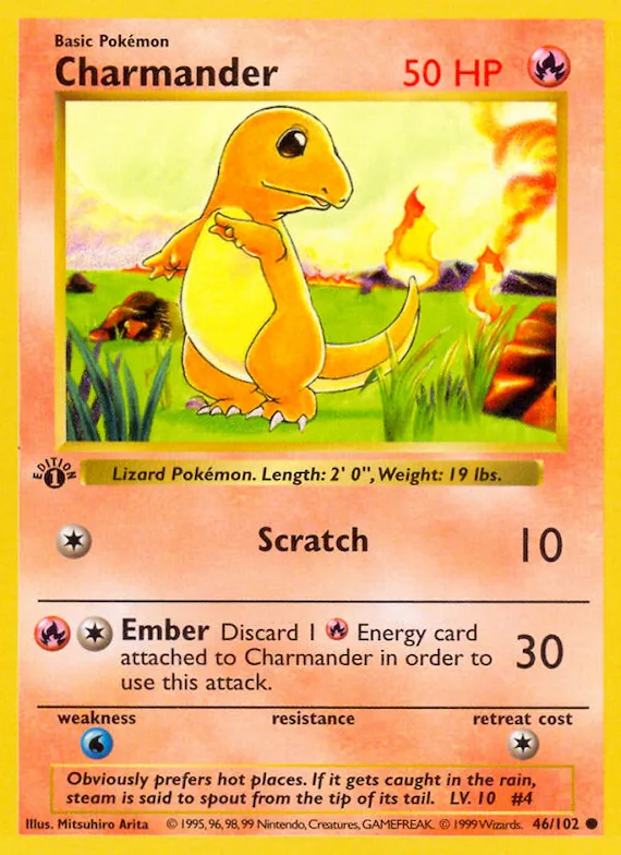 Charmander #46 – Base Set