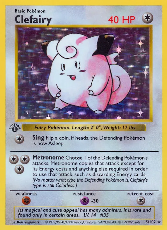 Clefairy #5 – Base Set