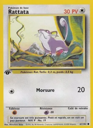 Rattata n° 61 – Set de Base