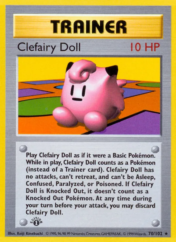 Clefairy Doll #70 – Base Set