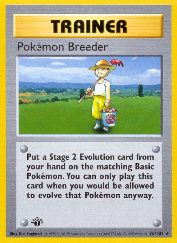 Pokémon Breeder #76 – Base Set