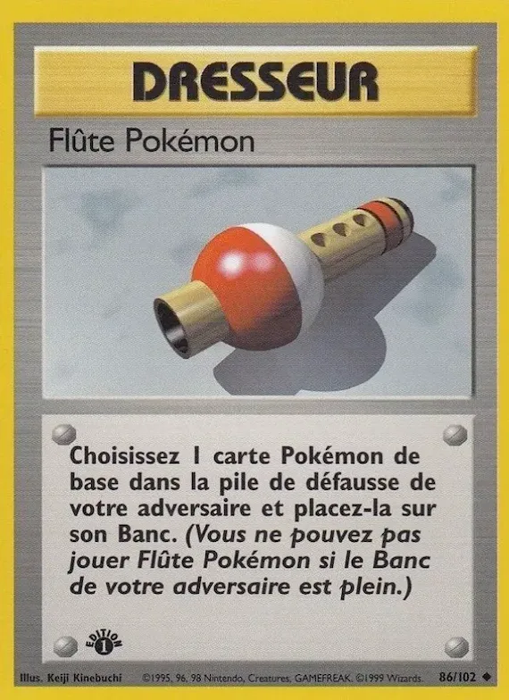 Flûte Pokémon 86 – Set de Base