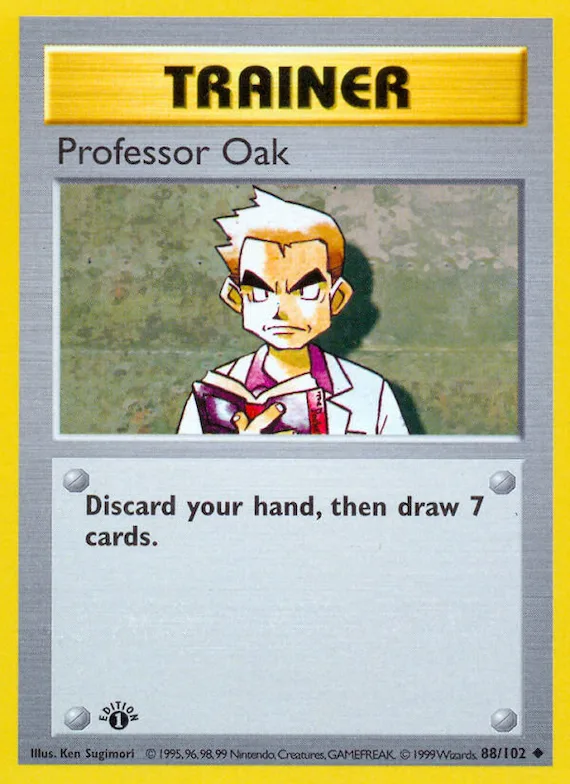 Professor Oak #88 – Base Set