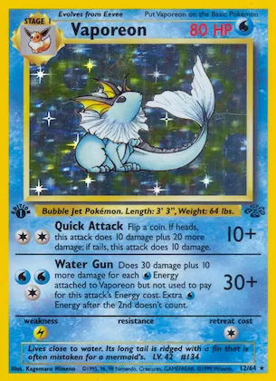 Vaporeon #12 – Jungle