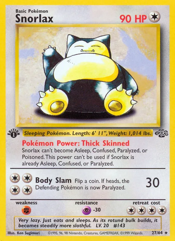 Snorlax #27 – Jungle
