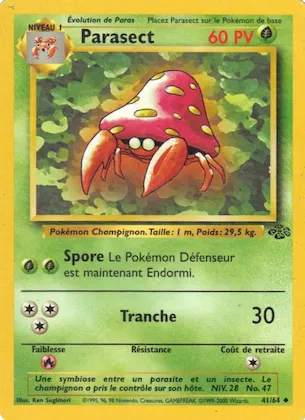 Parasect n° 41 – Jungle
