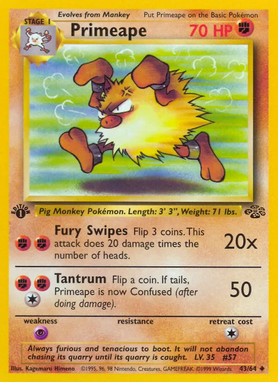 Primeape #43 – Jungle